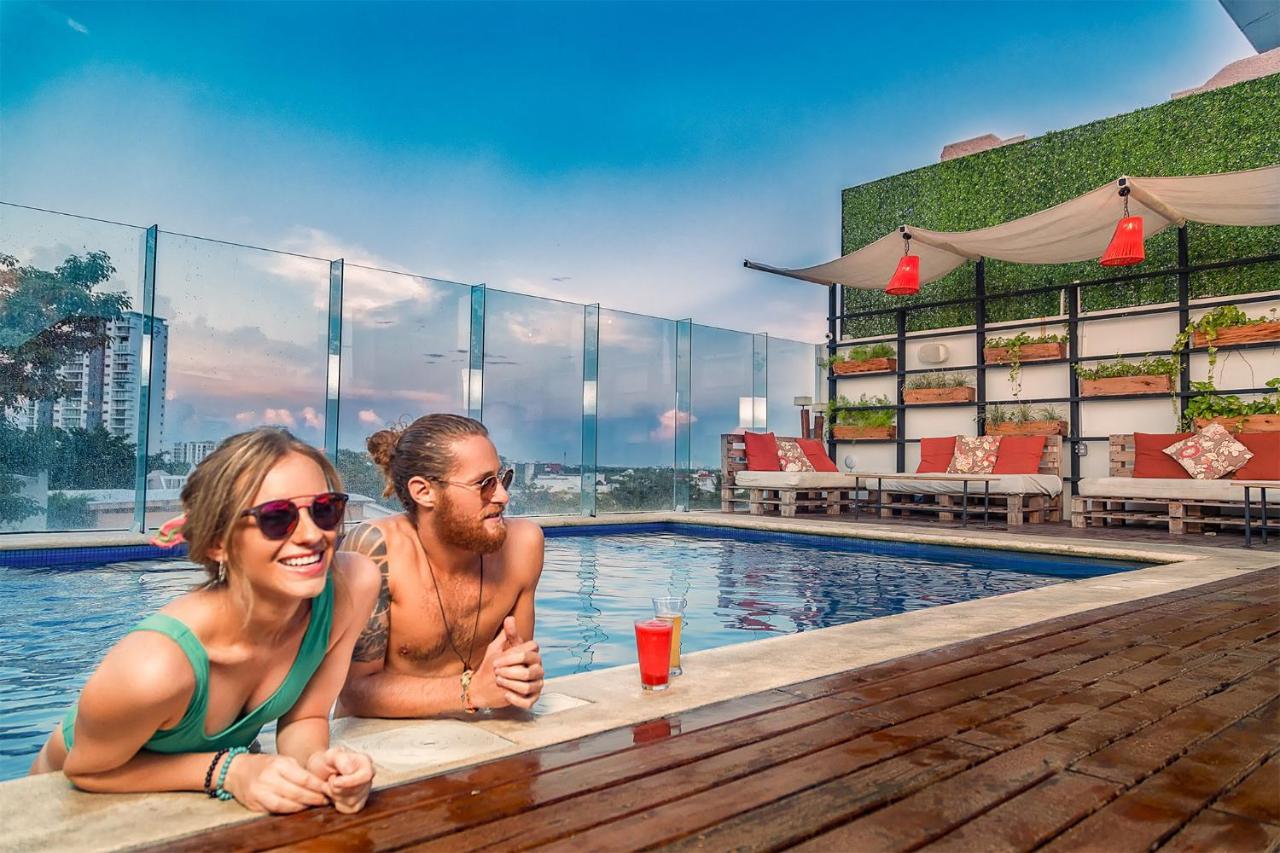 Nomads Hotel & Rooftop Pool קנקון מראה חיצוני תמונה